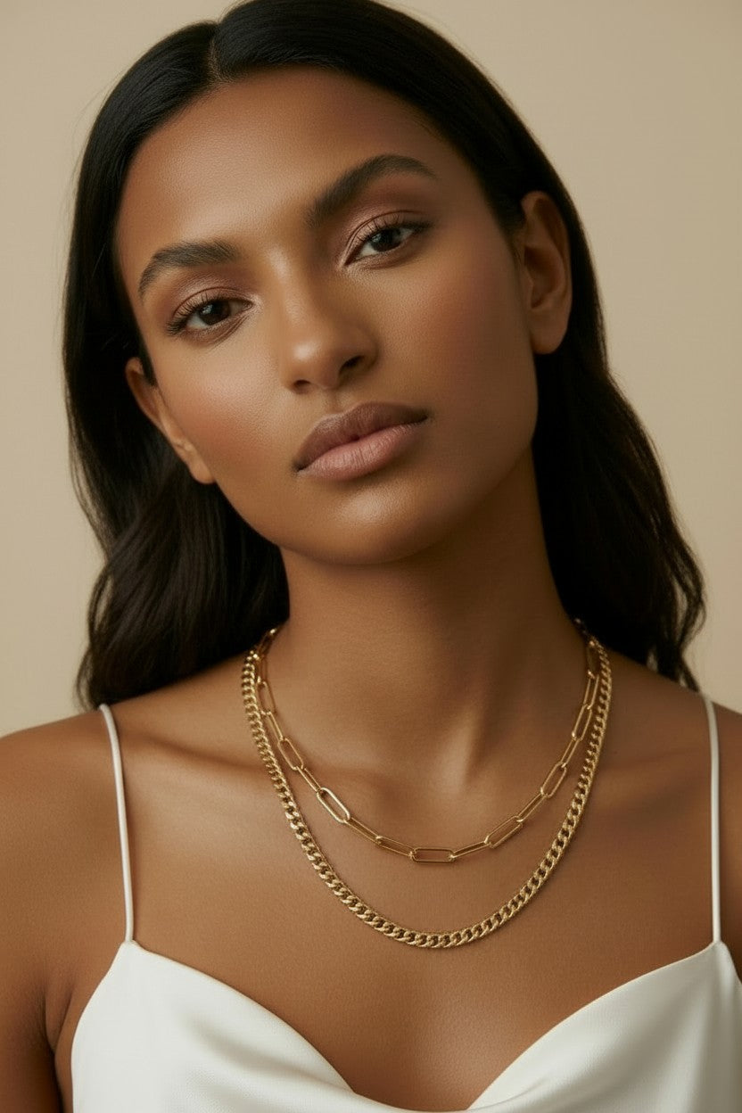 18k Gold Filled Miami Cuban Chain Necklace | 5mm Bold Statement