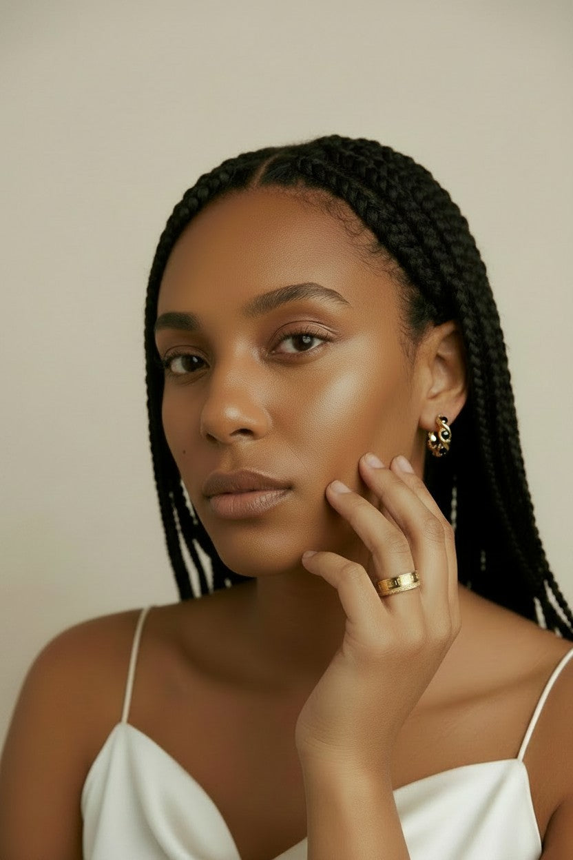 18k Gold Filled Infinity CZ C-Hoop Earrings | Choose Your Color