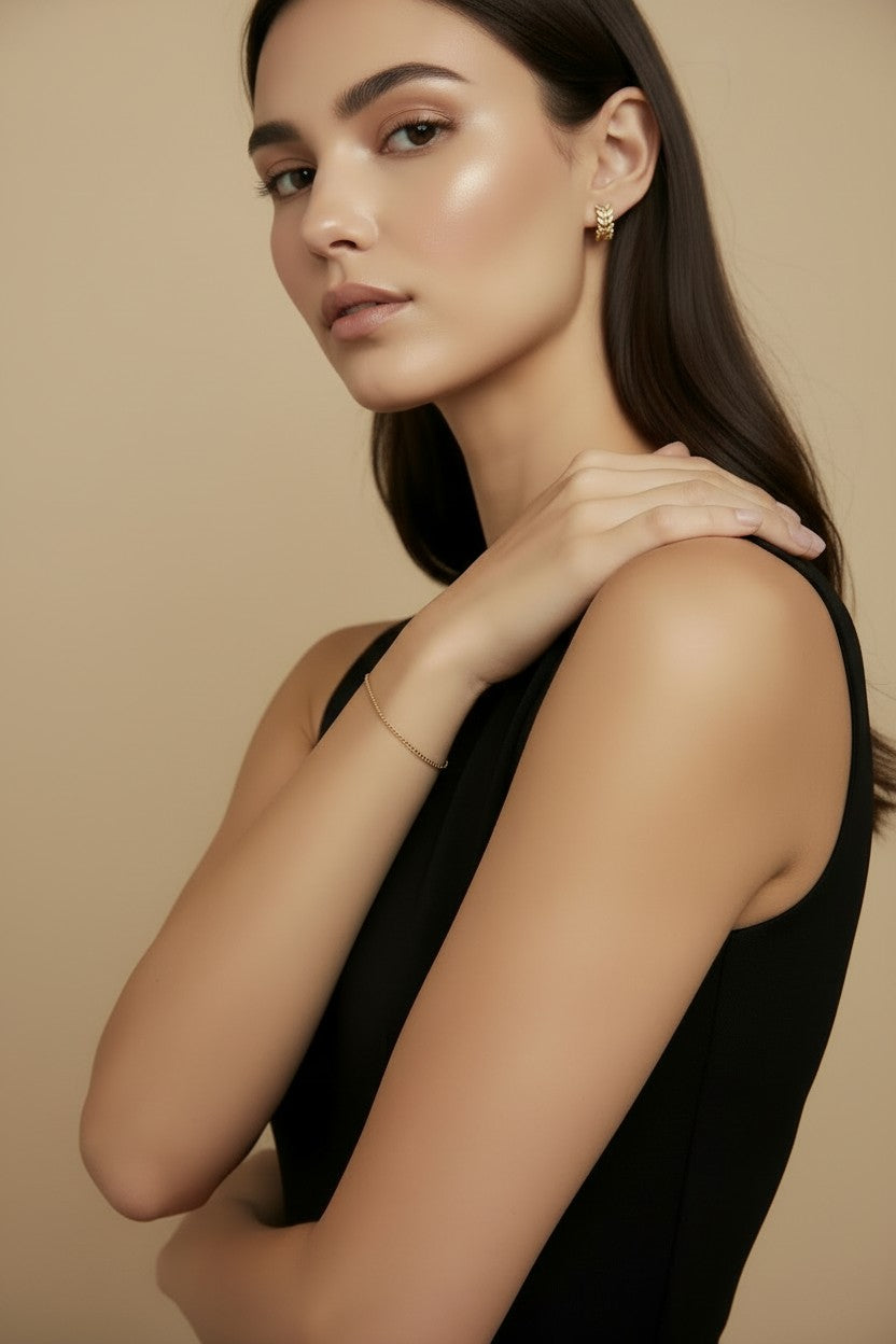 18k Gold Filled Thin Chain Bracelet | Imperceptibly Yours