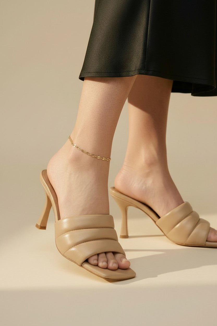 18k Gold Filled Detailed Chain Anklet | Sophisticated Summer Shimmer
