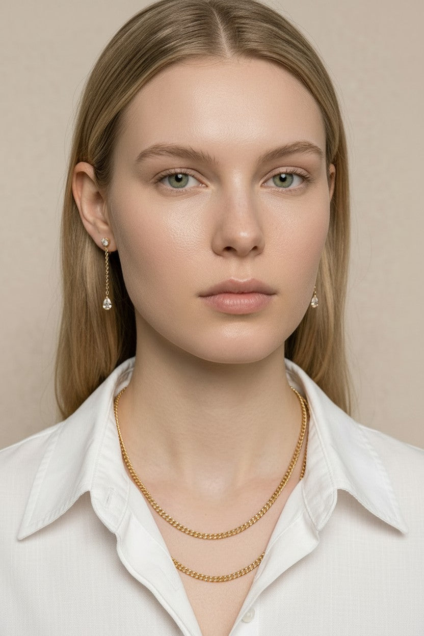 18k Gold Filled Cuban Chain Necklace | Fine Quality Essential