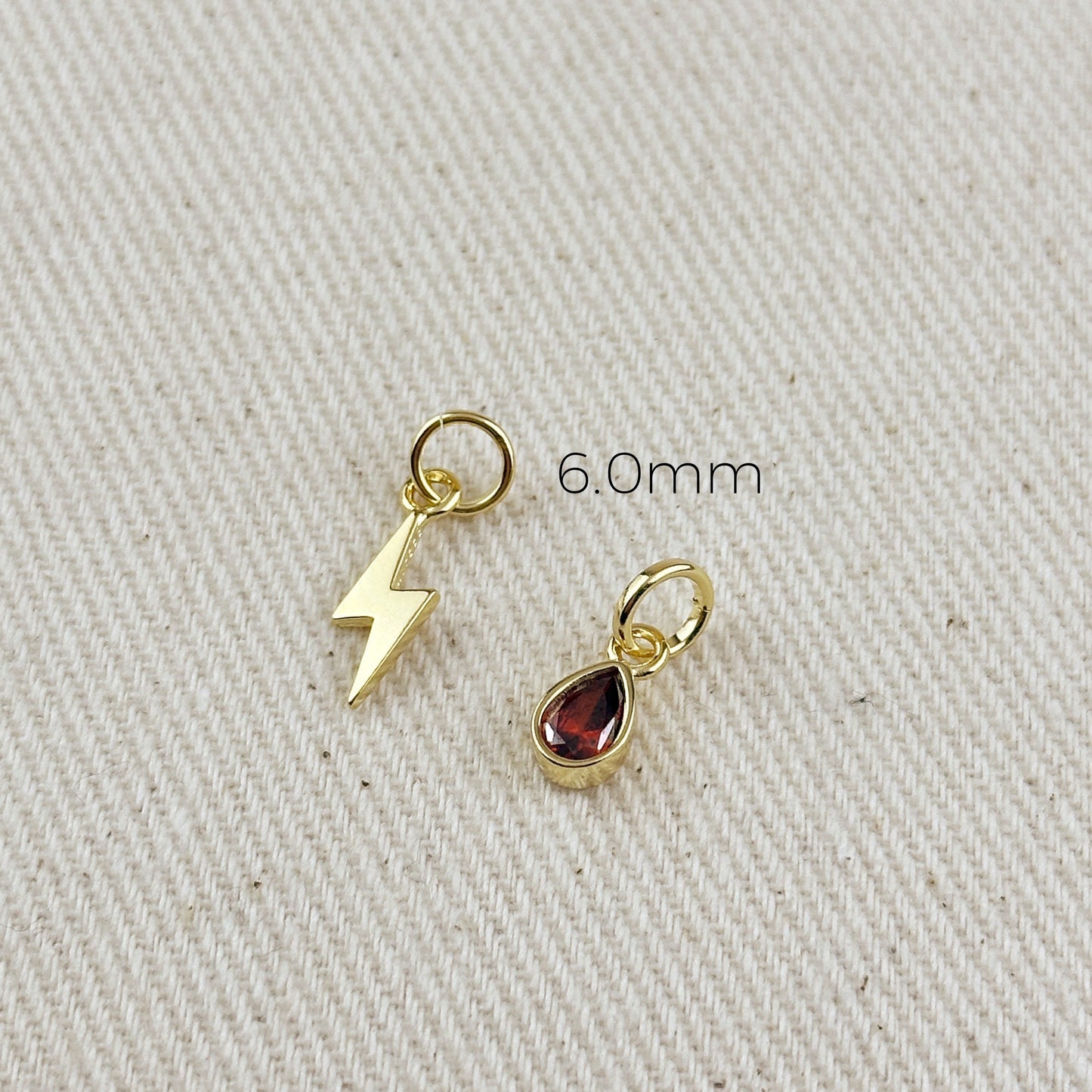 18K Gold Filled Open Round Bail - Click & Lock