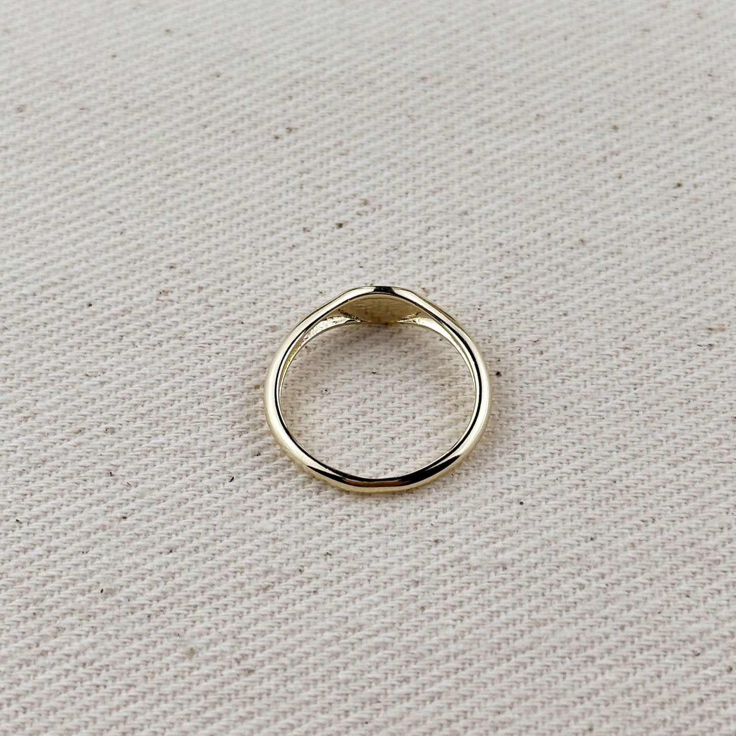 18k Gold Filled Signet Ring