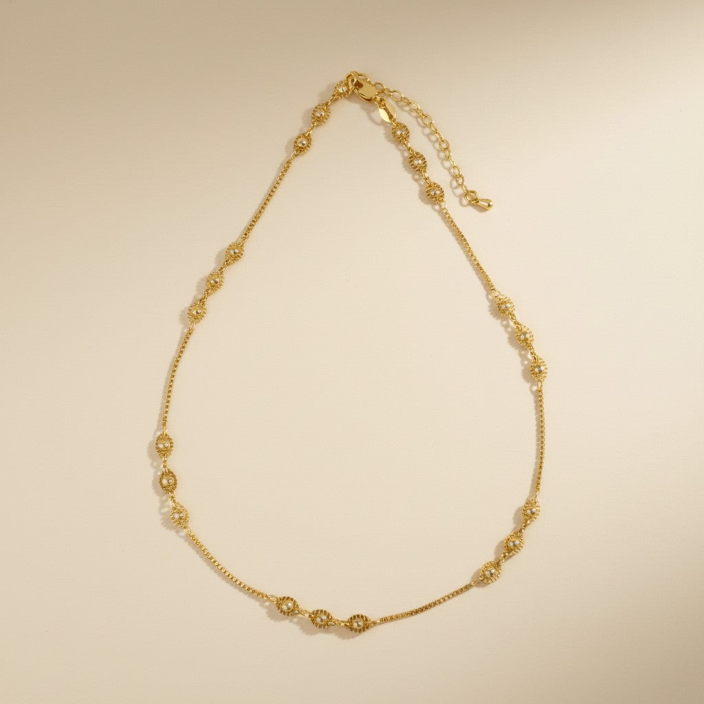 18k Gold Filled Saturn Sphere Necklace — Understated, Celestial &amp; Completely Captivating