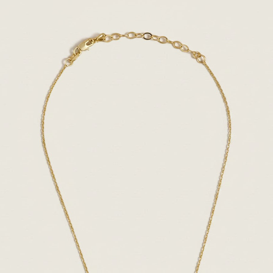 ✨ 18k Gold Filled Baguette CZ Pendant Necklace — One Stone. Two Personalities. The Neckline Transformed