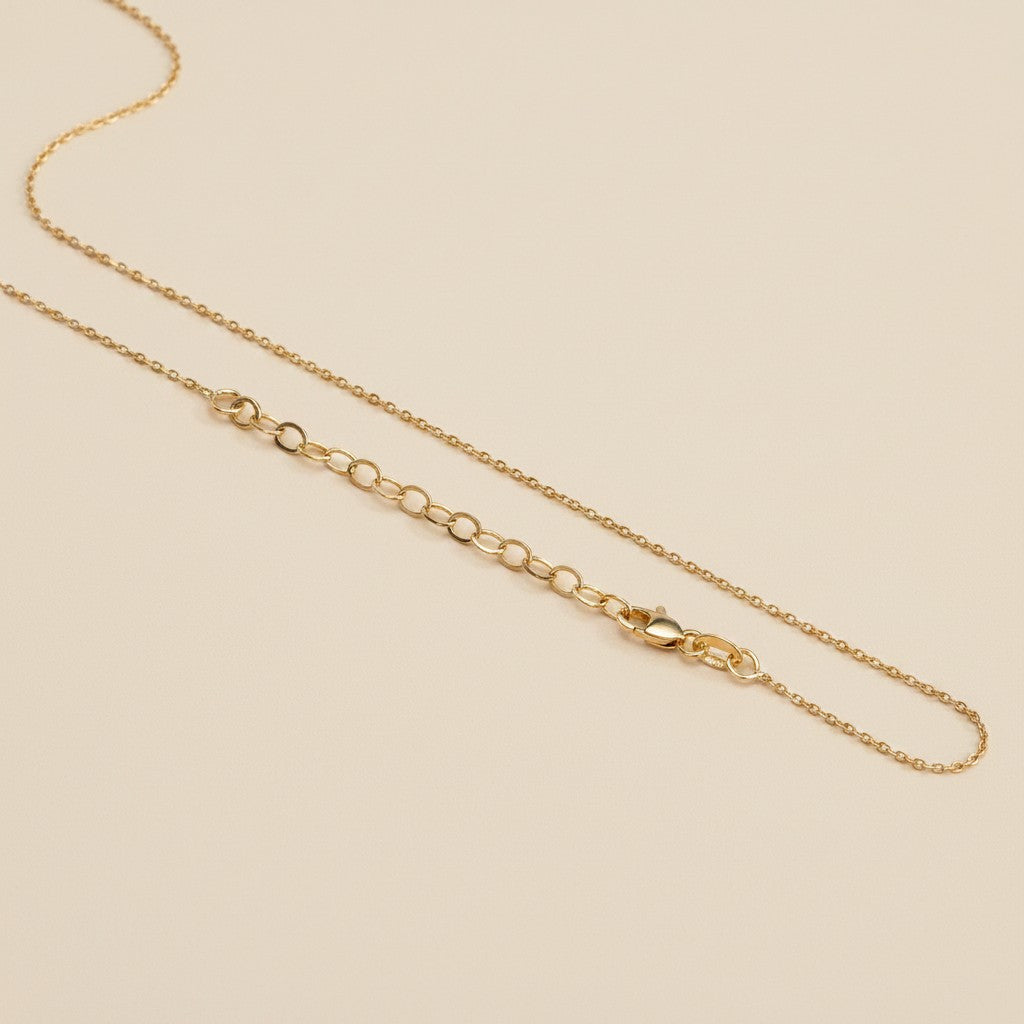 ✨ 18k Gold Filled 0.9mm Cable Chain Necklace — The Most Delicate Chain. The Most Versatile Foundation.