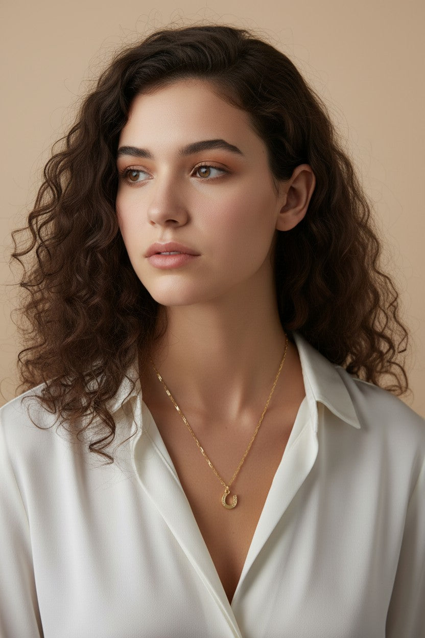 18k Gold Filled Horseshoe Charm — Carry Your Luck in Gold, Every Single Day