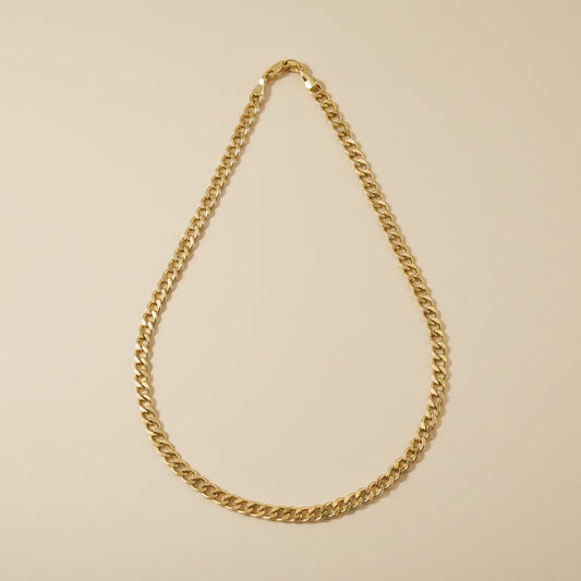 18k Gold Filled Miami Cuban Chain Necklace | 5mm Bold Statement