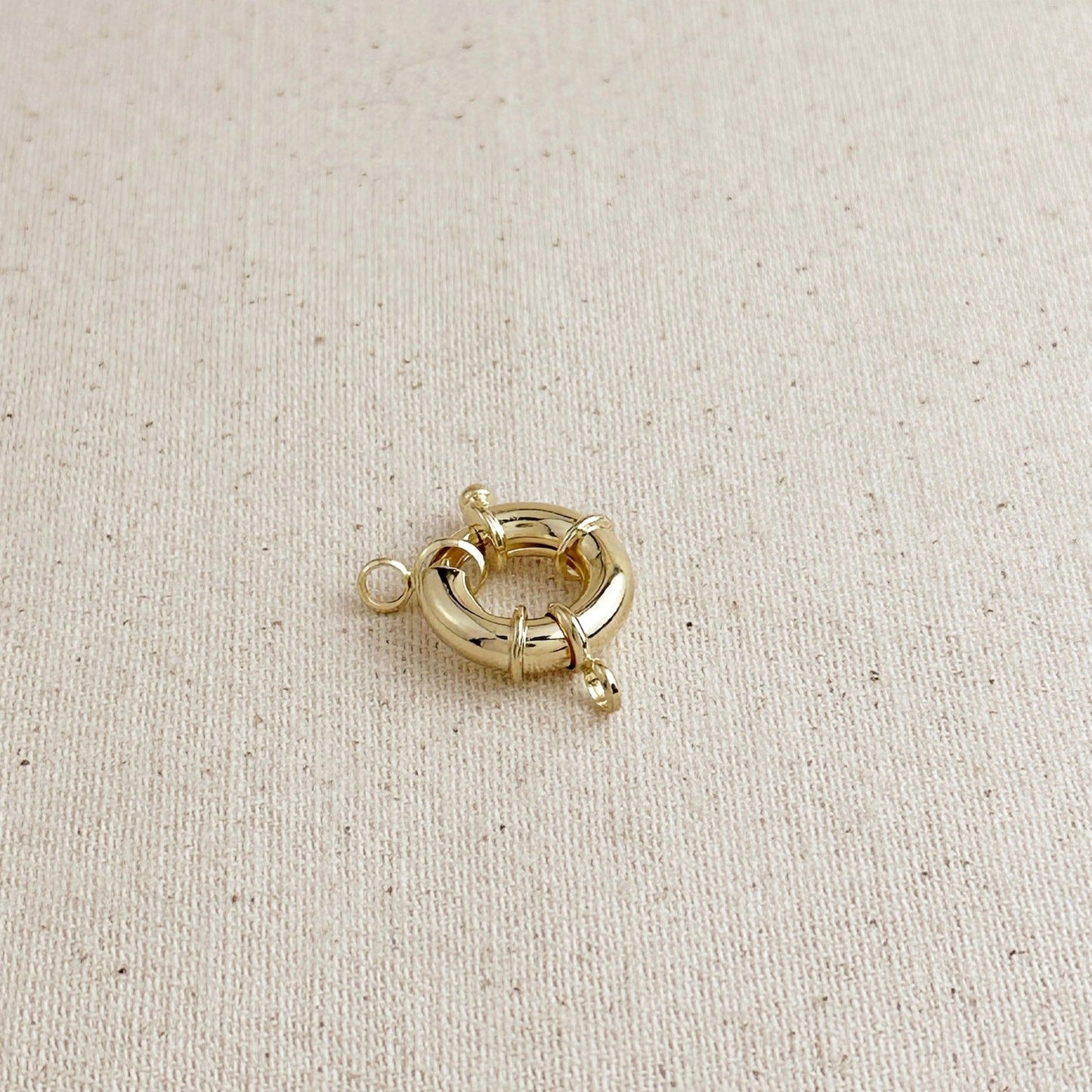 18k Gold Filled 17mm Spring Ring Clasp