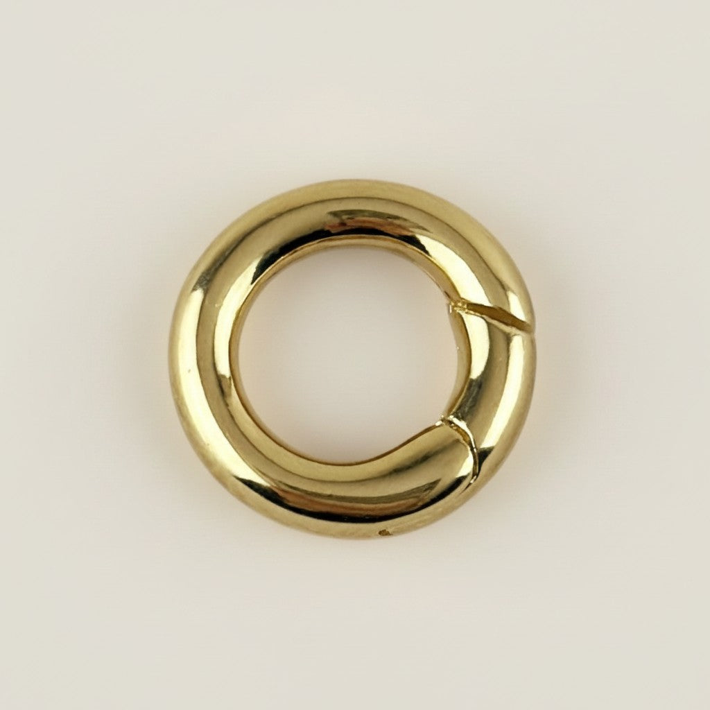 18k Gold Filled Connector Carabiner For Chains, Charms & Pendants