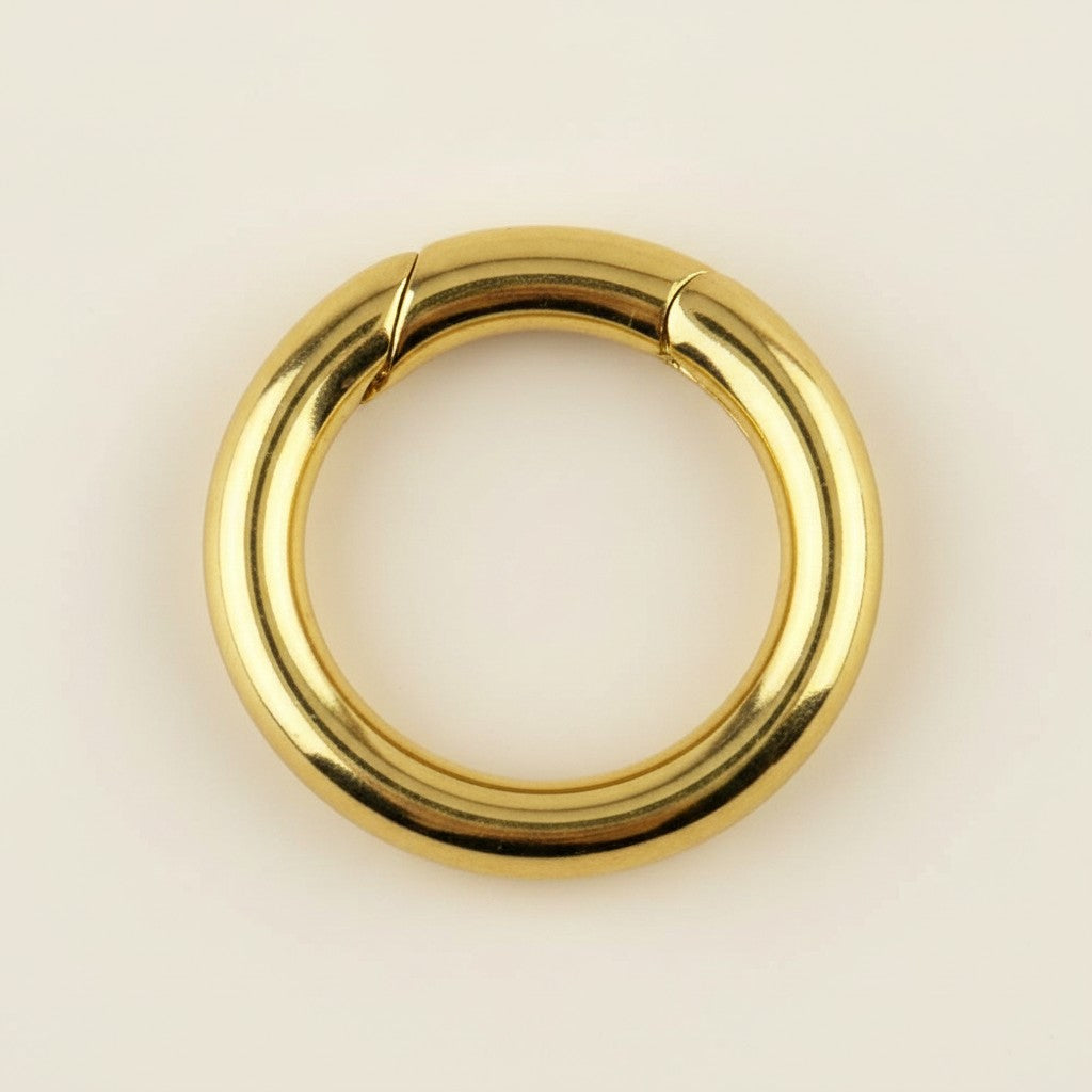 18k Gold Filled Connector Carabiner For Chains, Charms & Pendants