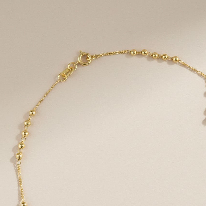 🙏 18k Gold Filled CZ Rosary Necklace — Faith Worn Beautifully. Every Single Day.