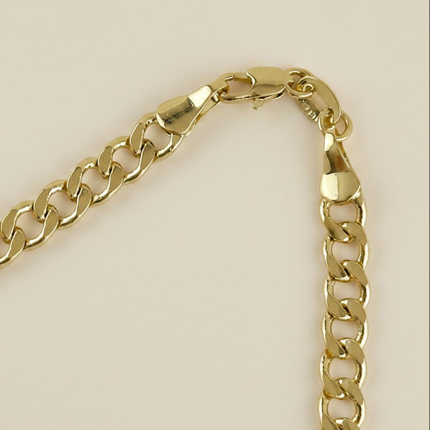 18k Gold Filled Miami Cuban Chain Necklace | 5mm Bold Statement