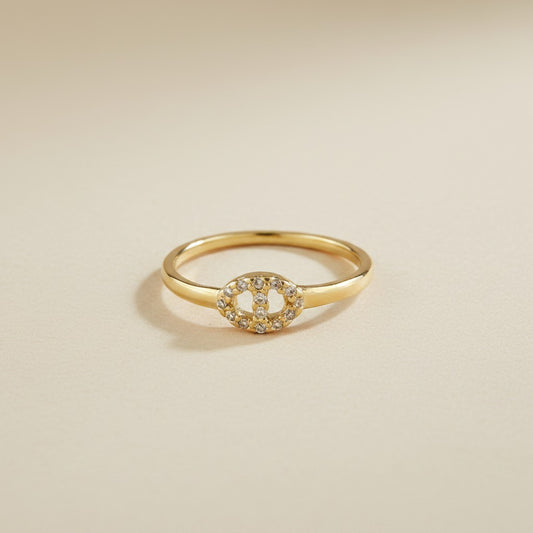 ⚓ 18k Gold Filled CZ Mariner Ring — The Most Unexpected Thing to Put on a Finger. The Most Beautiful.