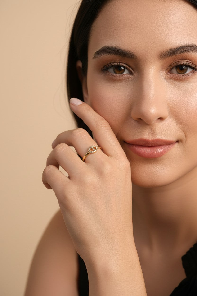 ⚓ 18k Gold Filled CZ Mariner Ring — The Most Unexpected Thing to Put on a Finger. The Most Beautiful.
