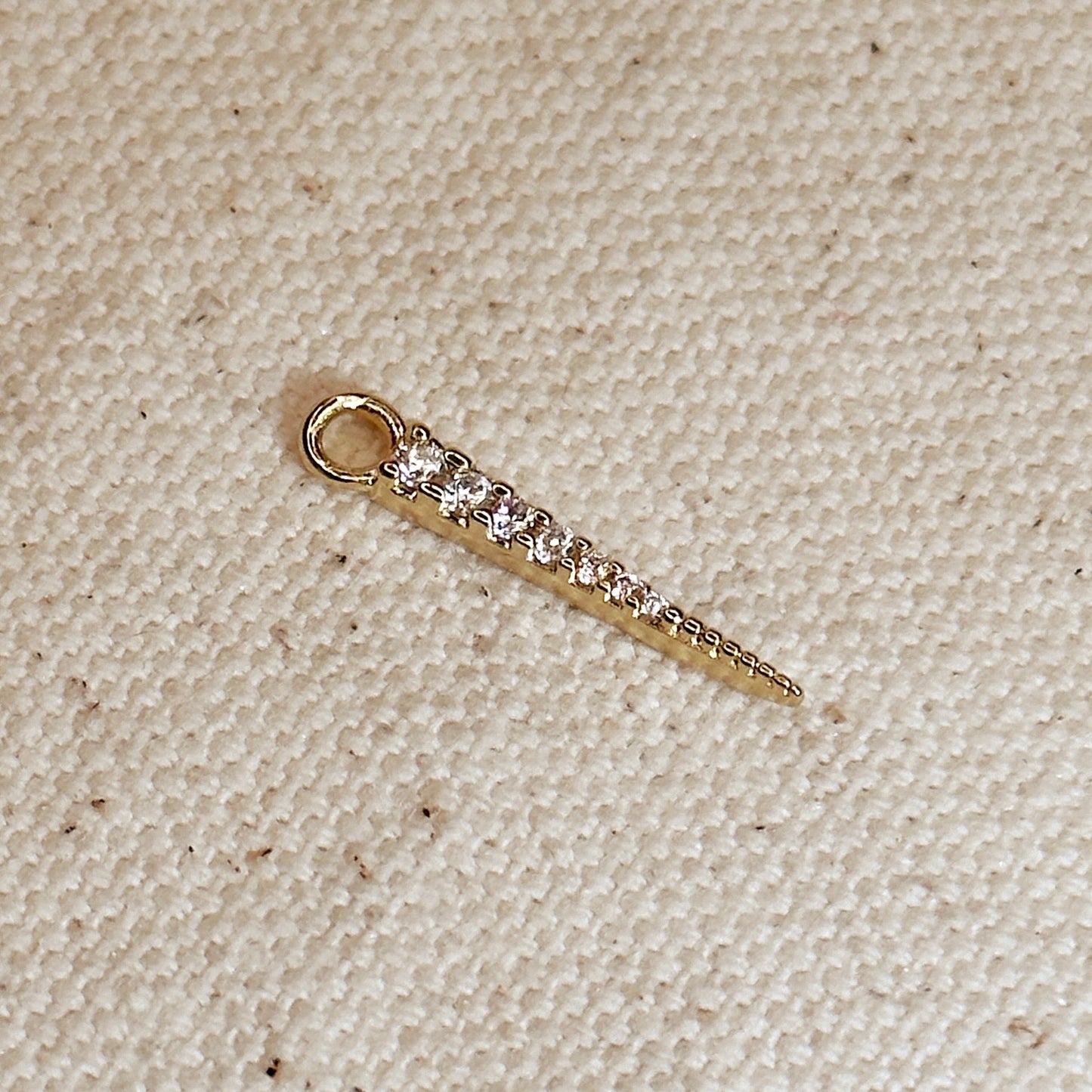 CZ Spear Earring Charm