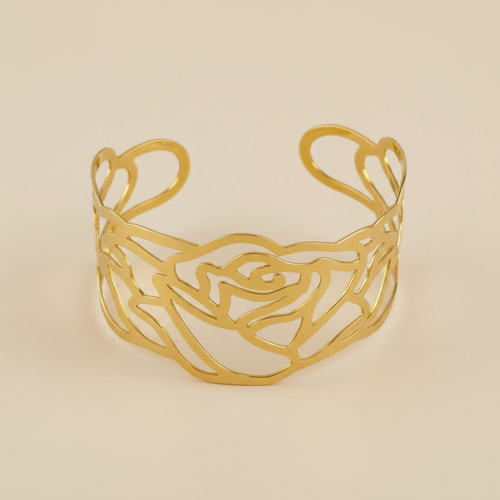 Delicate Rose Cuff