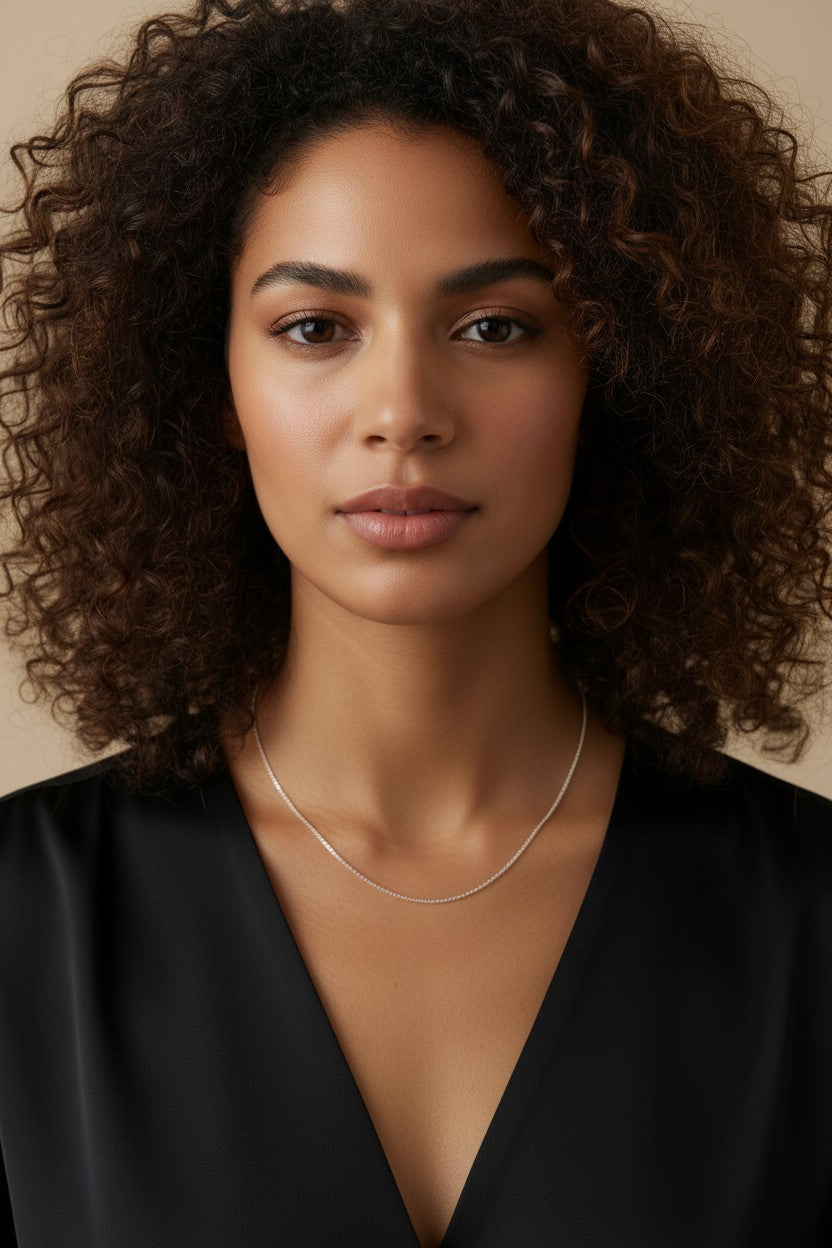 🔗 Sterling Silver Cable Chain Necklace — Five Lengths, One Perfectly Essential Chain