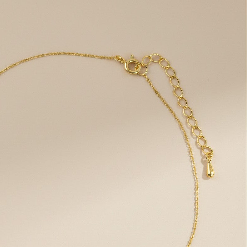 18k Gold Filled Safety Pin Necklace