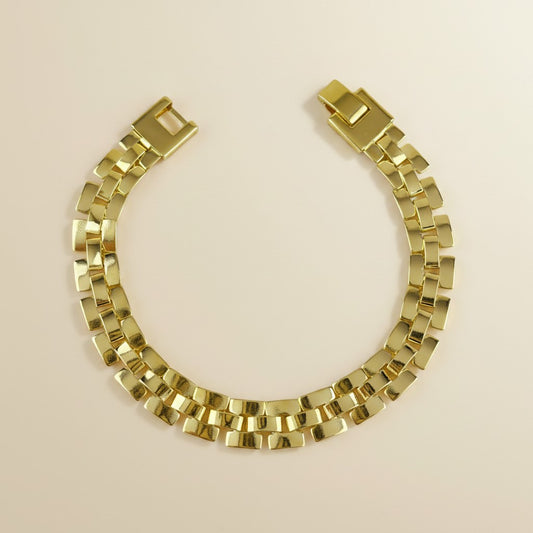 18K Gold Filled 9mm Watch Band Bracelet