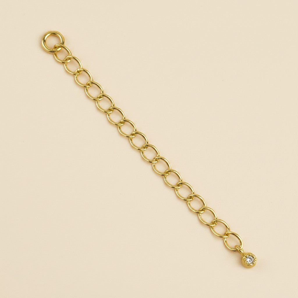 18k Gold Filled Bezel 1.2mm CZ Extender