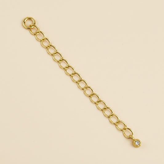 18k Gold Filled Bezel 1.2mm CZ Extender