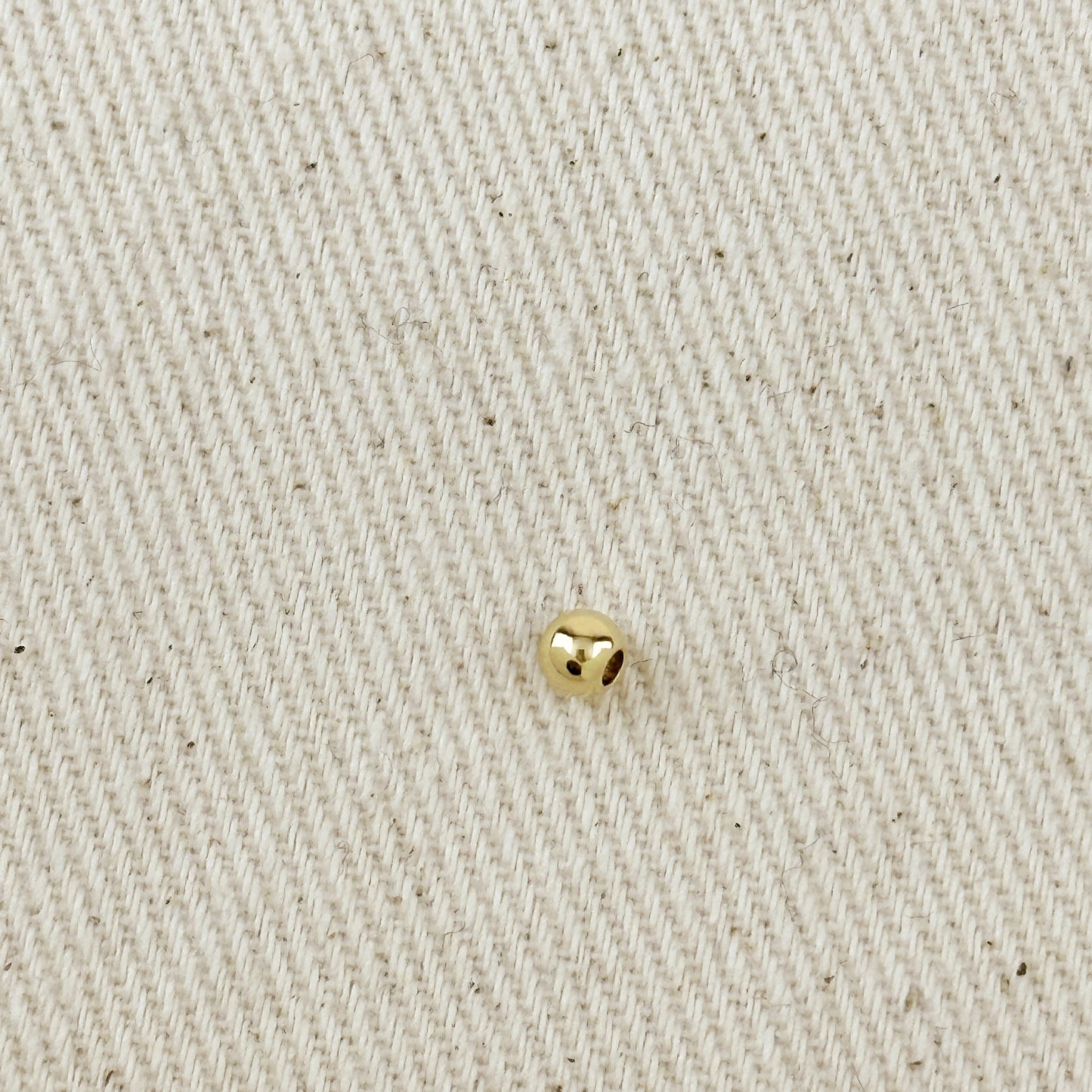 14k Gold Filled 4.0mm Seamless Bead For Jewelry Making.