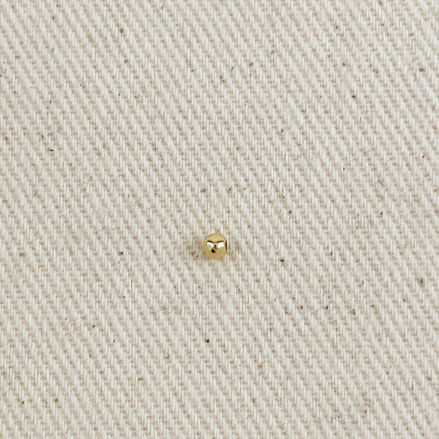 14k Gold Filled 3.0mm Seamless Bead For Jewelry Making.