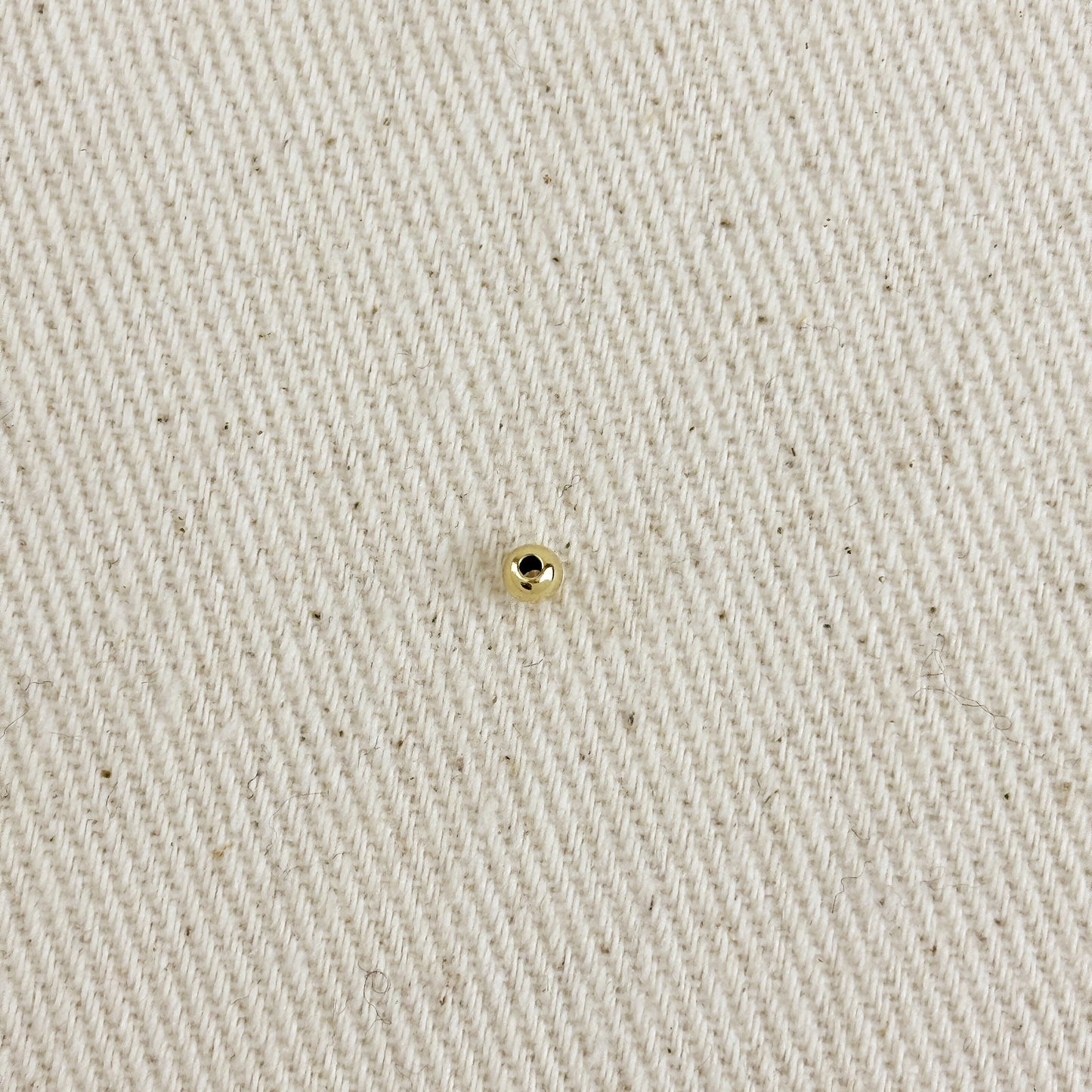 14k Gold Filled 3.0mm Bead For Jewelry Making.