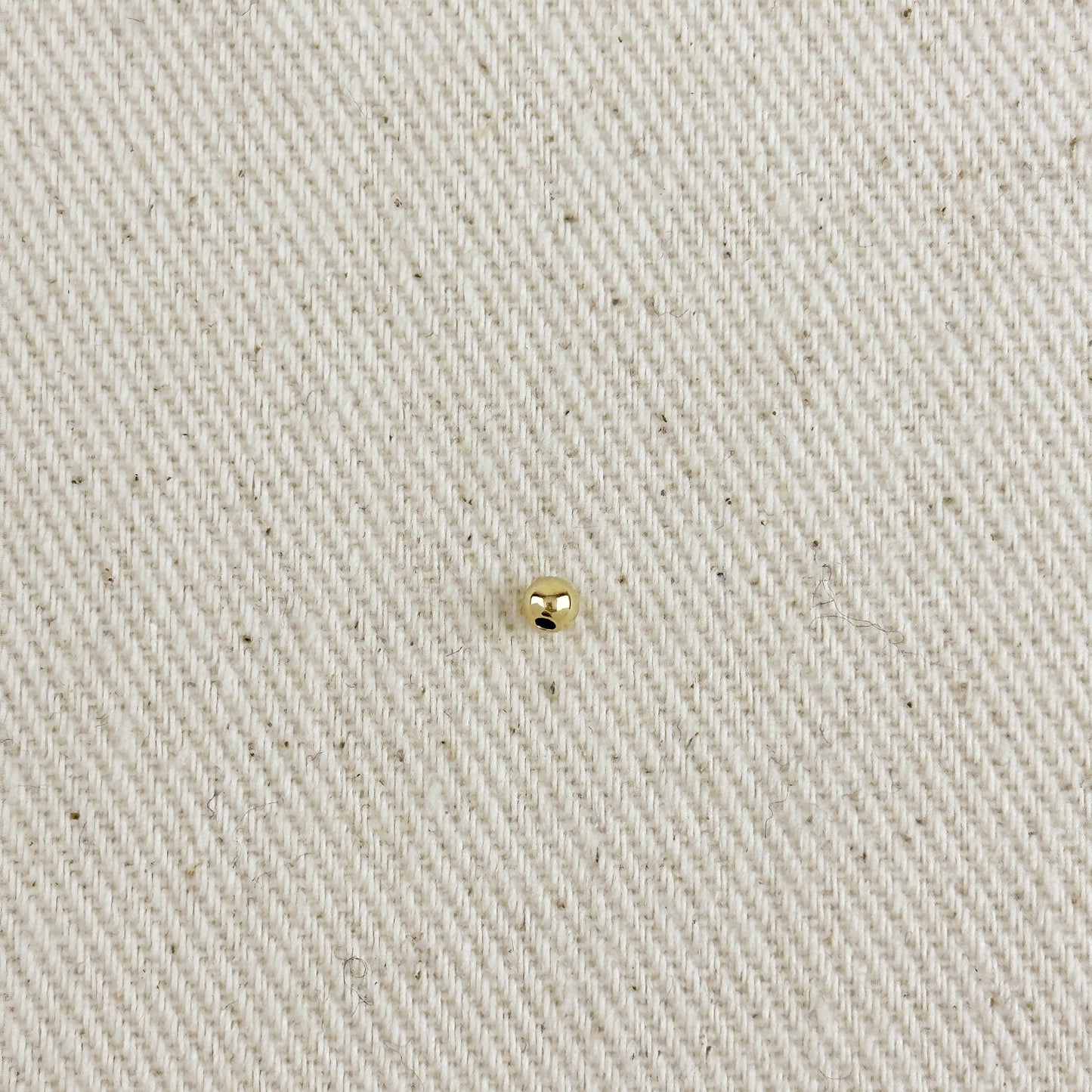 14k Gold Filled 3.0mm Bead For Jewelry Making.