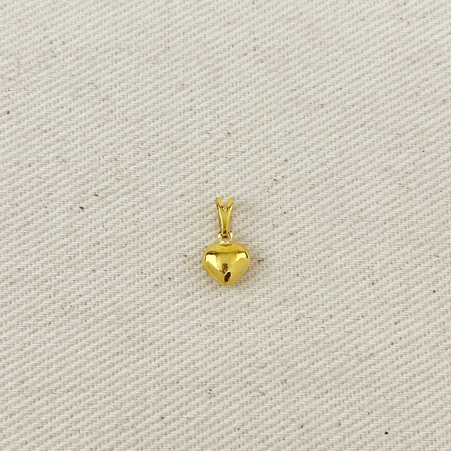 Mini Puffy Heart Charm