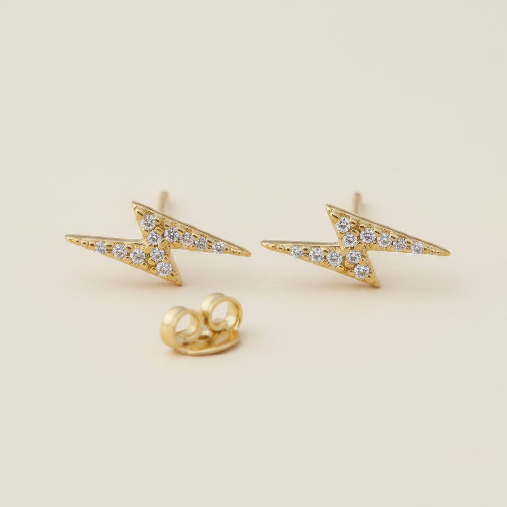 Mini Lightning Bolt Stackable Earrings