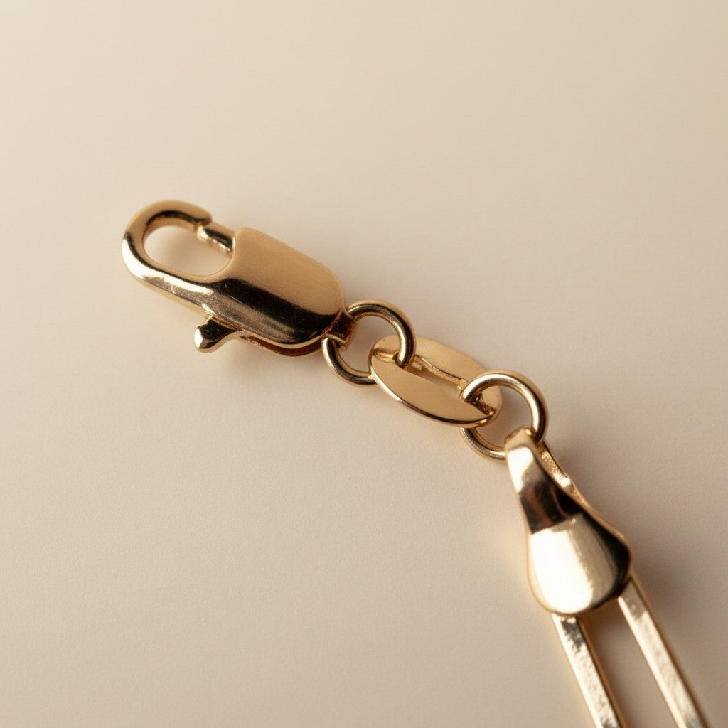 Gold Paperclip Chain Bracelet for Women - Link Bracelet | Trendy Jewelry