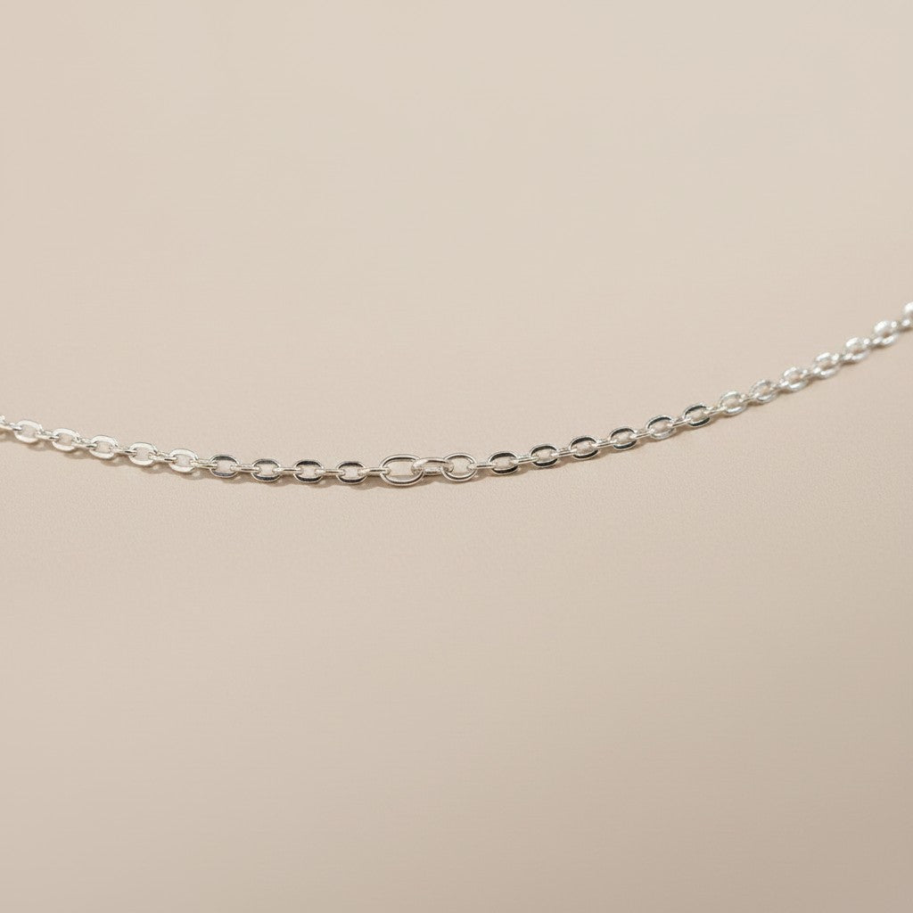 🔗 Sterling Silver Cable Chain Necklace — Five Lengths, One Perfectly Essential Chain