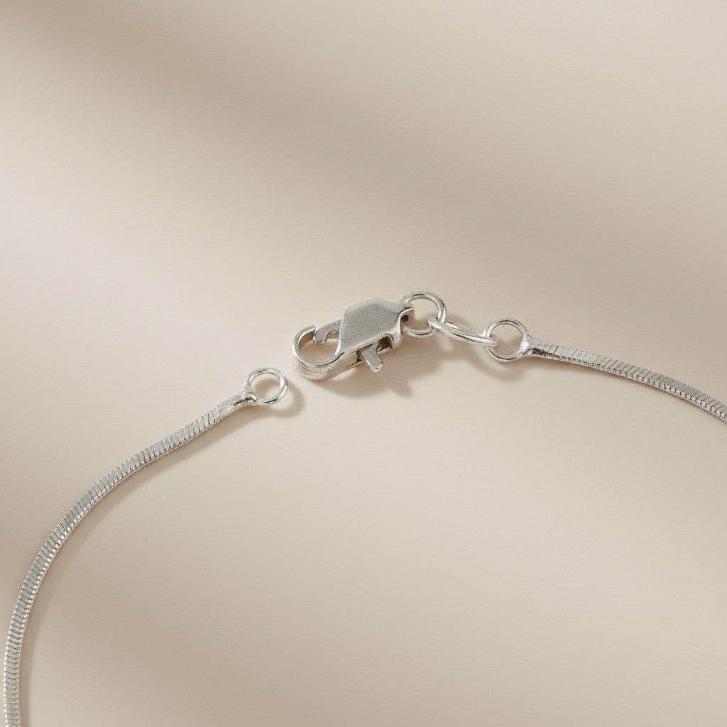 Sterling Silver Square Herringbone Bracelet — The Herringbone, Reimagined with an Edge