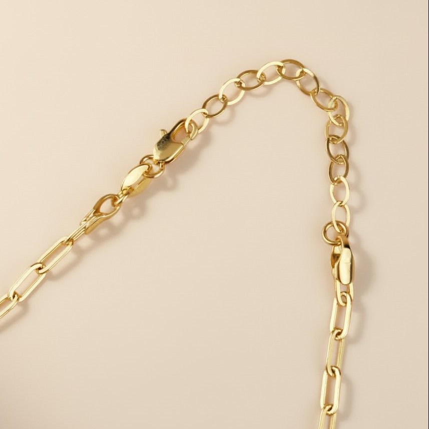 Paperclip Chain Necklace | Short Link Chain | Layering Necklace