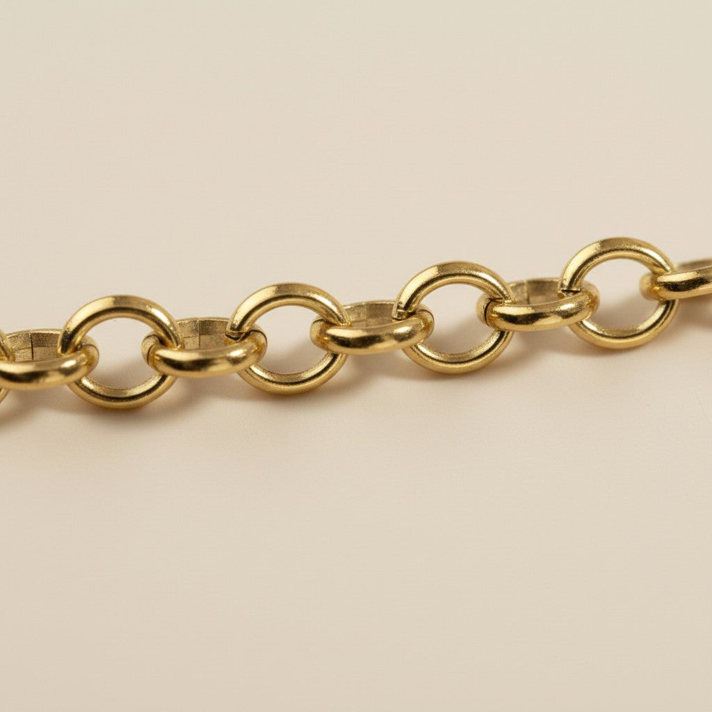 Rolo Chain Necklace for Women - Layering Chain for Pendants & Charms