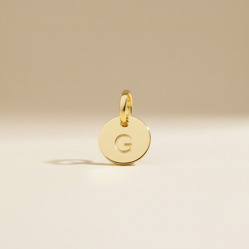 Tiny Initial Letter Charms - 6mm Personalized Jewelry Charms for Necklaces & Bracelets