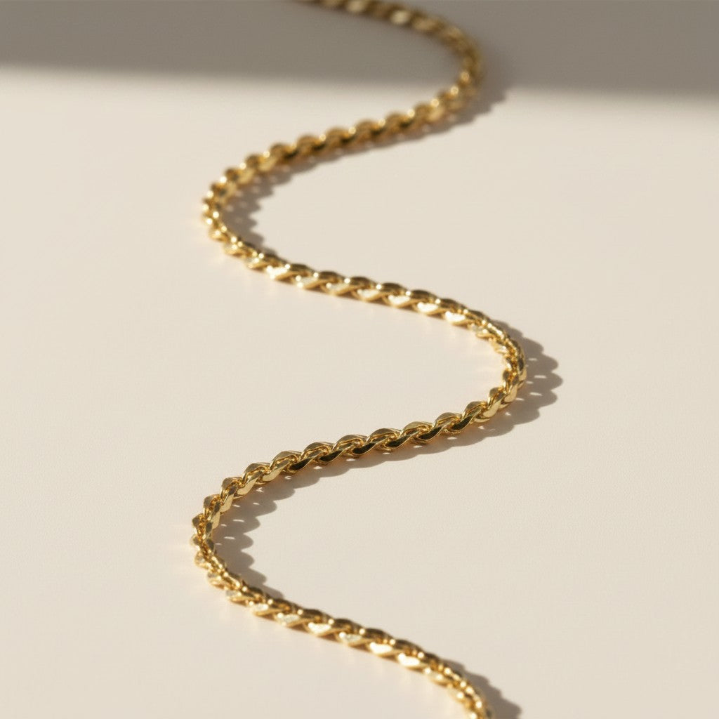 18k Gold Filled Thin Delicate Chain Necklace | Solo or Pendant-Ready