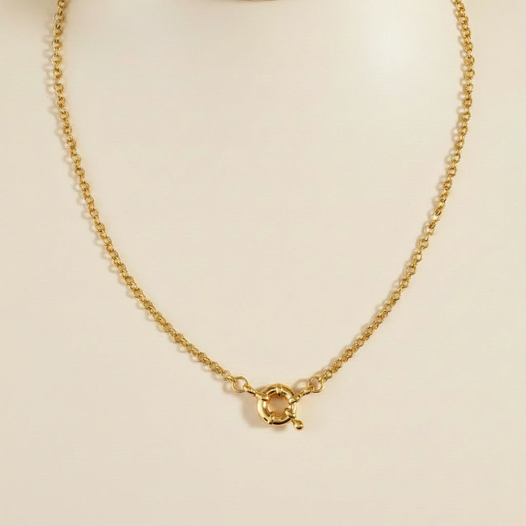 18k Gold Filled Rolo Chain Necklace | Simple, Versatile, Gorgeous