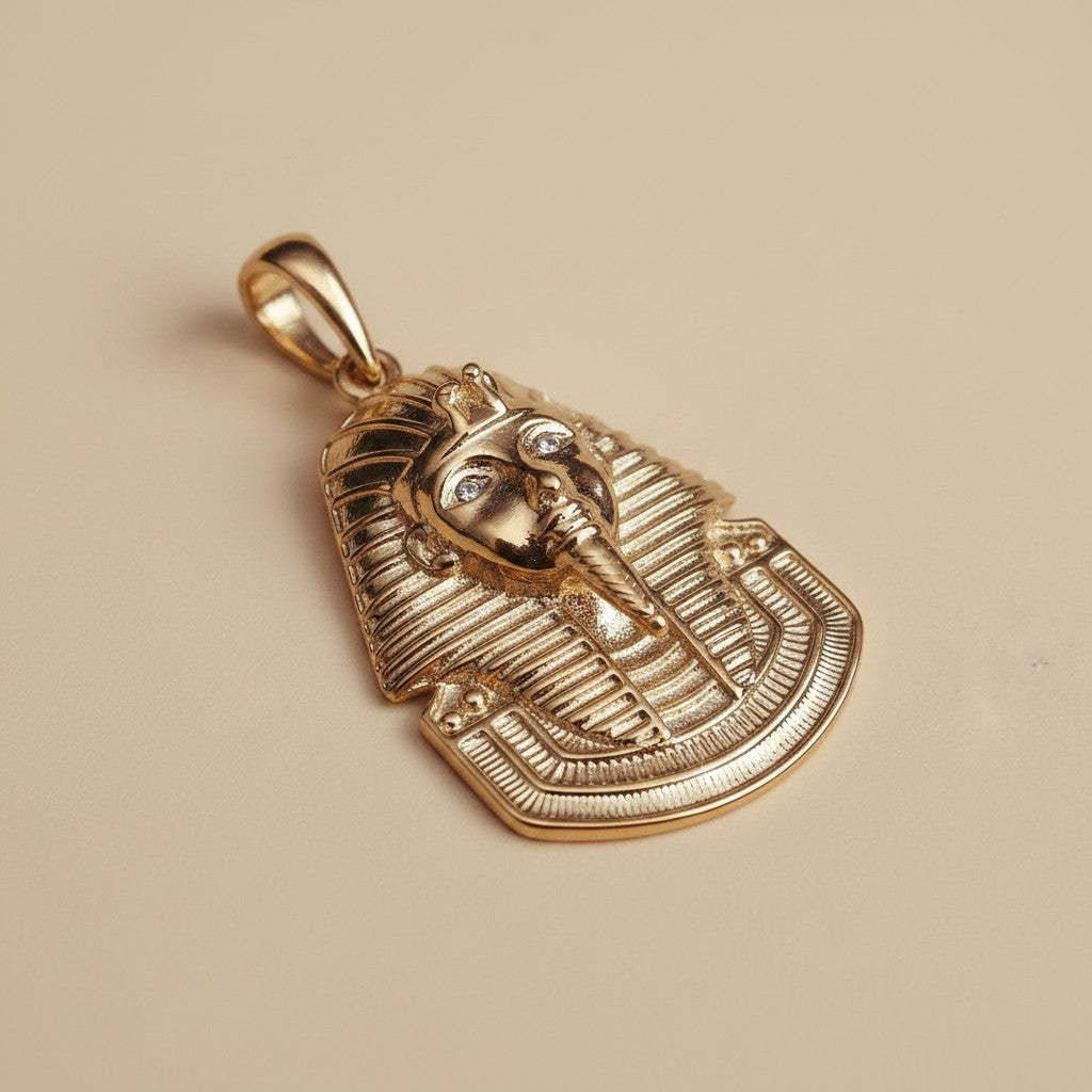 18k Gold Filled Egyptian Sphinx Pendant | Ancient Symbol of Royal Power