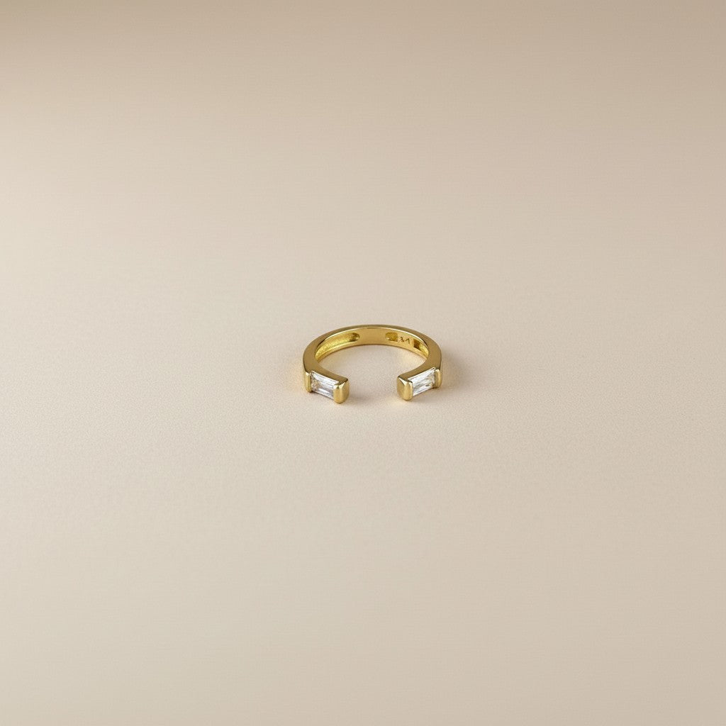 Baguette CZ Band Ring | AAAAA Quality | Stackable Ring for Women
