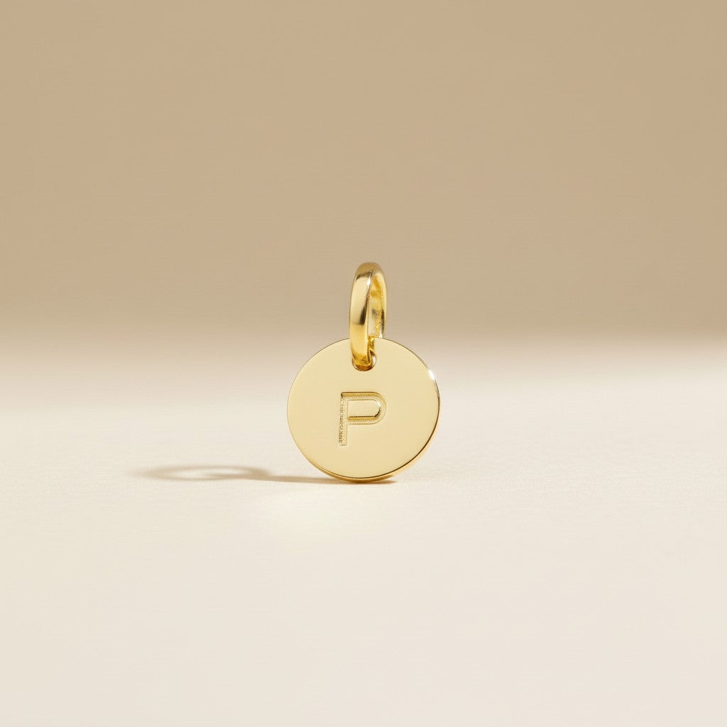Tiny Initial Letter Charms - 6mm Personalized Jewelry Charms for Necklaces & Bracelets