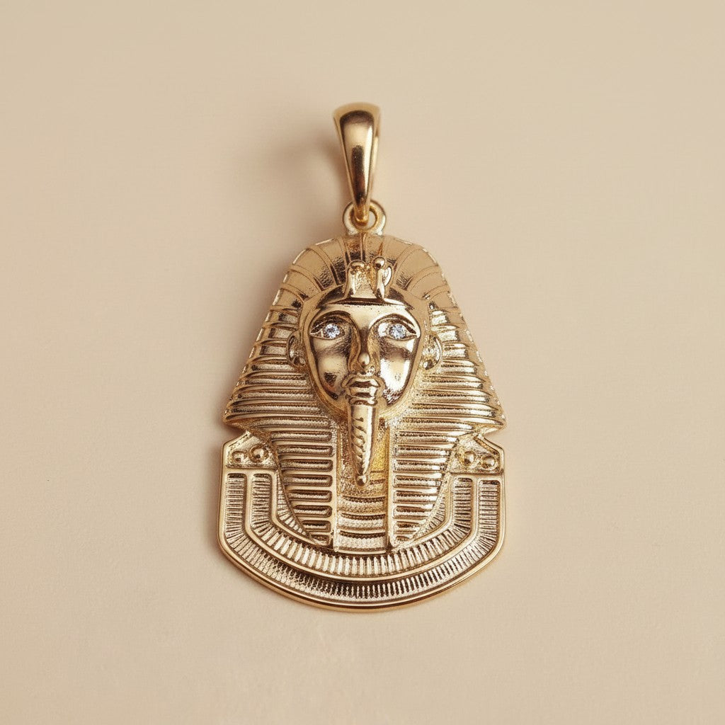 18k Gold Filled Egyptian Sphinx Pendant | Ancient Symbol of Royal Power