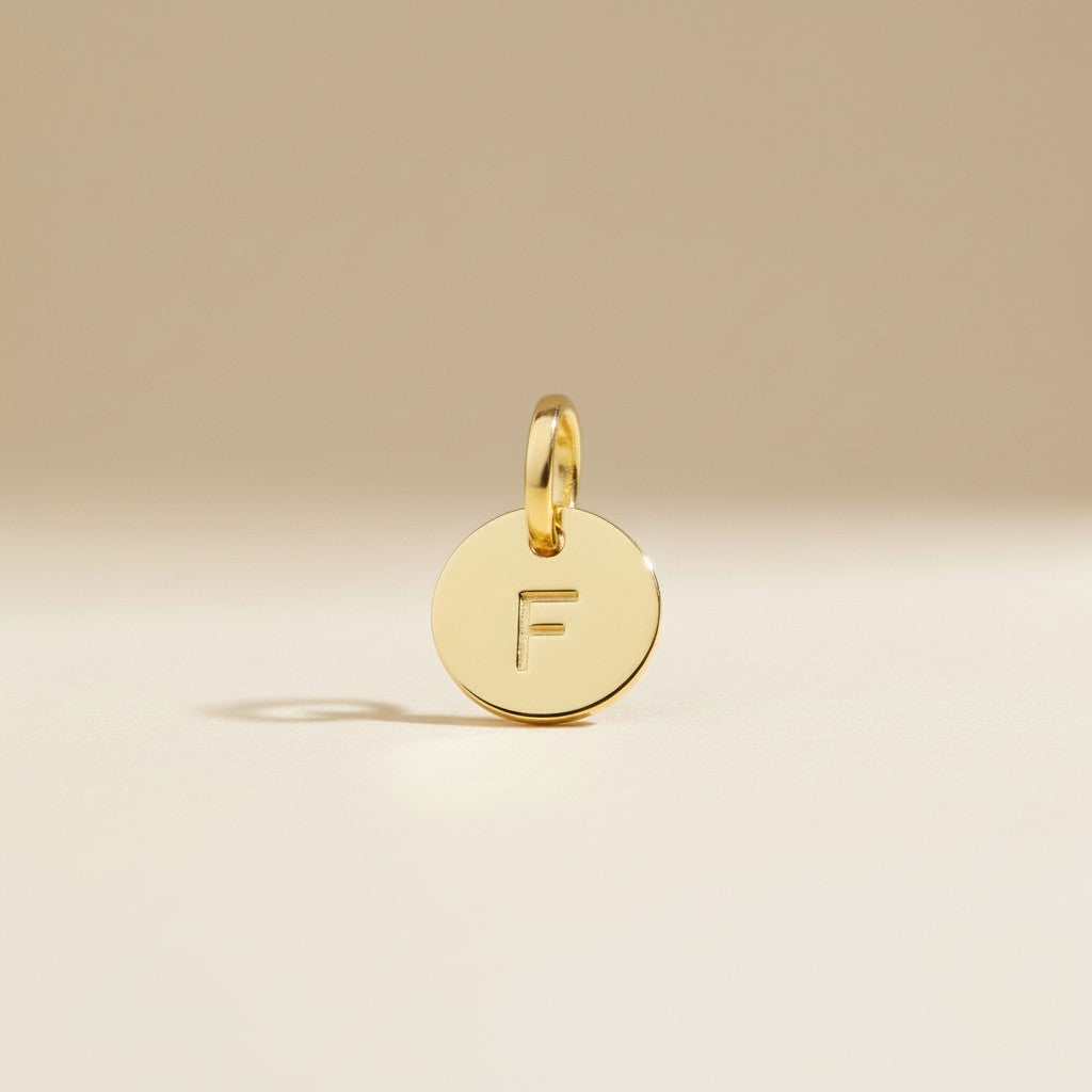 Tiny Initial Letter Charms - 6mm Personalized Jewelry Charms for Necklaces & Bracelets