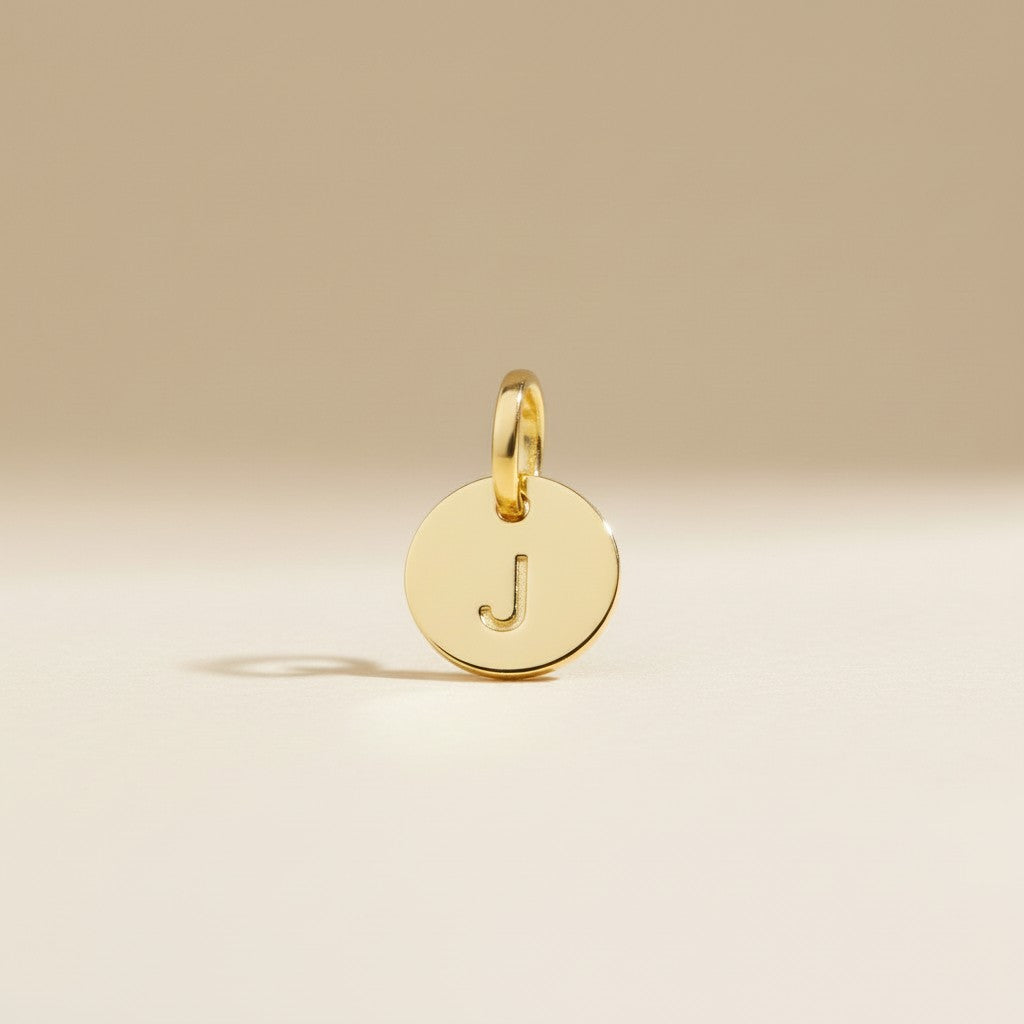 Tiny Initial Letter Charms - 6mm Personalized Jewelry Charms for Necklaces & Bracelets