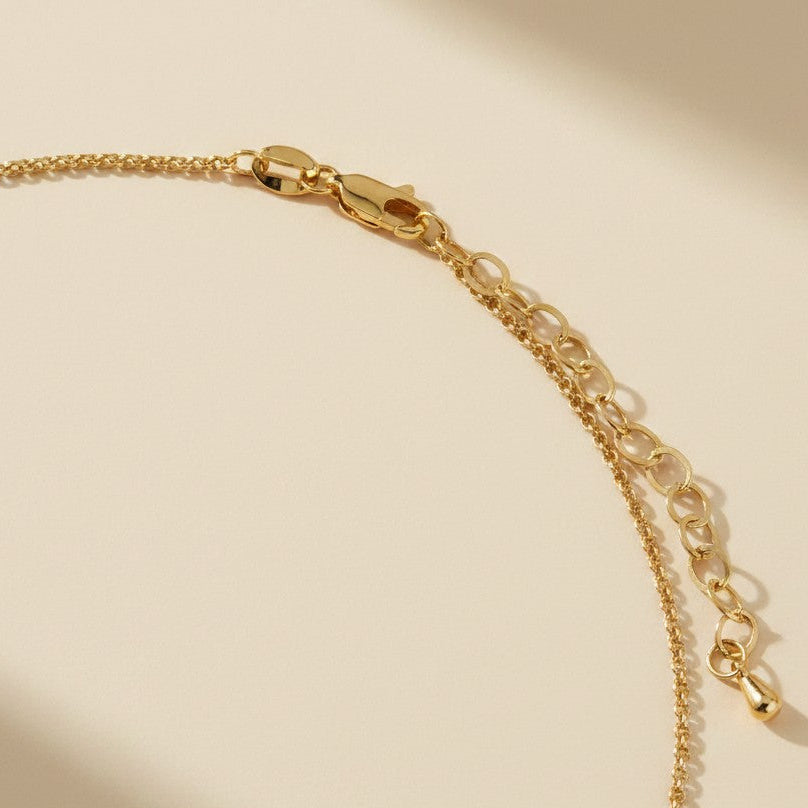 18k Gold Filled Tulip Charm Necklace | The Perfect Mother's Day Gift