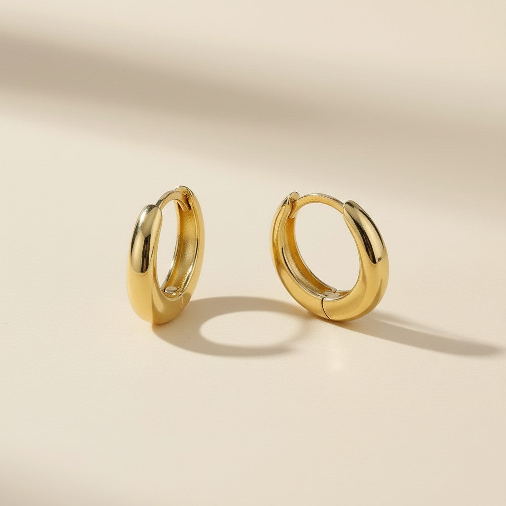 British Closure Clicker Hoop Earrings - Finally, Hoops That's a Breeze to Put On.