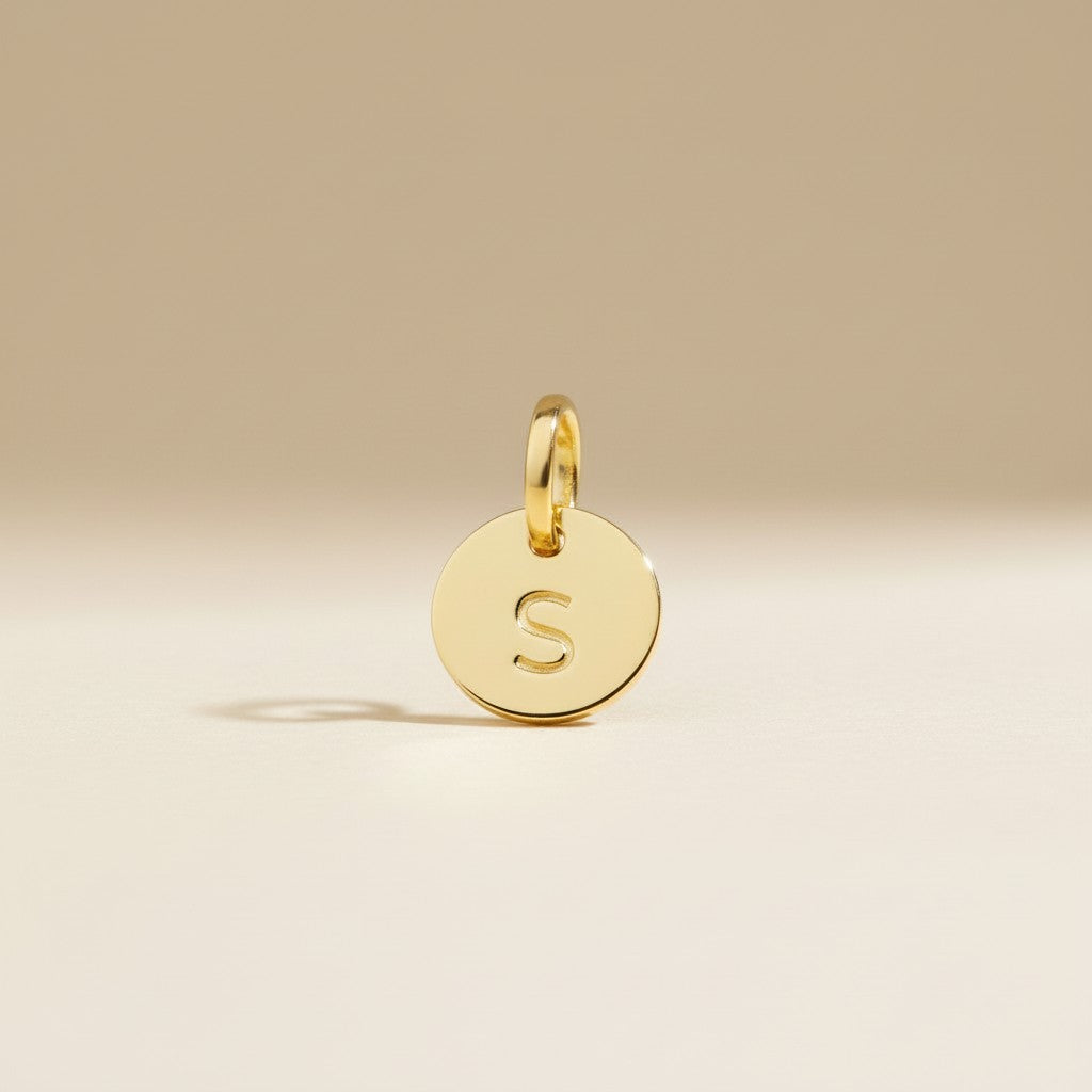 Tiny Initial Letter Charms - 6mm Personalized Jewelry Charms for Necklaces & Bracelets