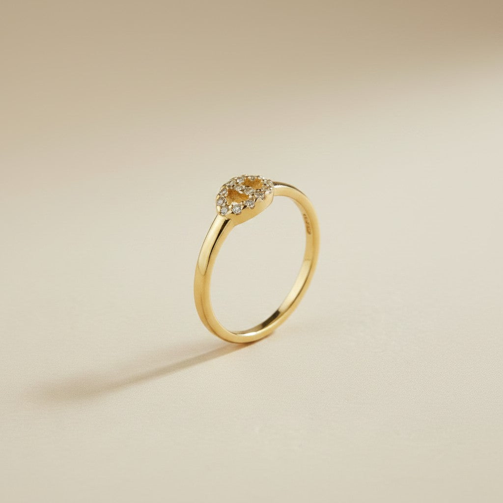 ⚓ 18k Gold Filled CZ Mariner Ring — The Most Unexpected Thing to Put on a Finger. The Most Beautiful.